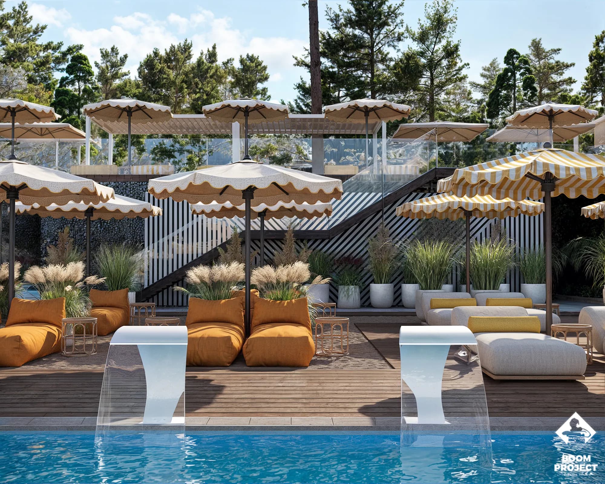 Harvest hospitality interior