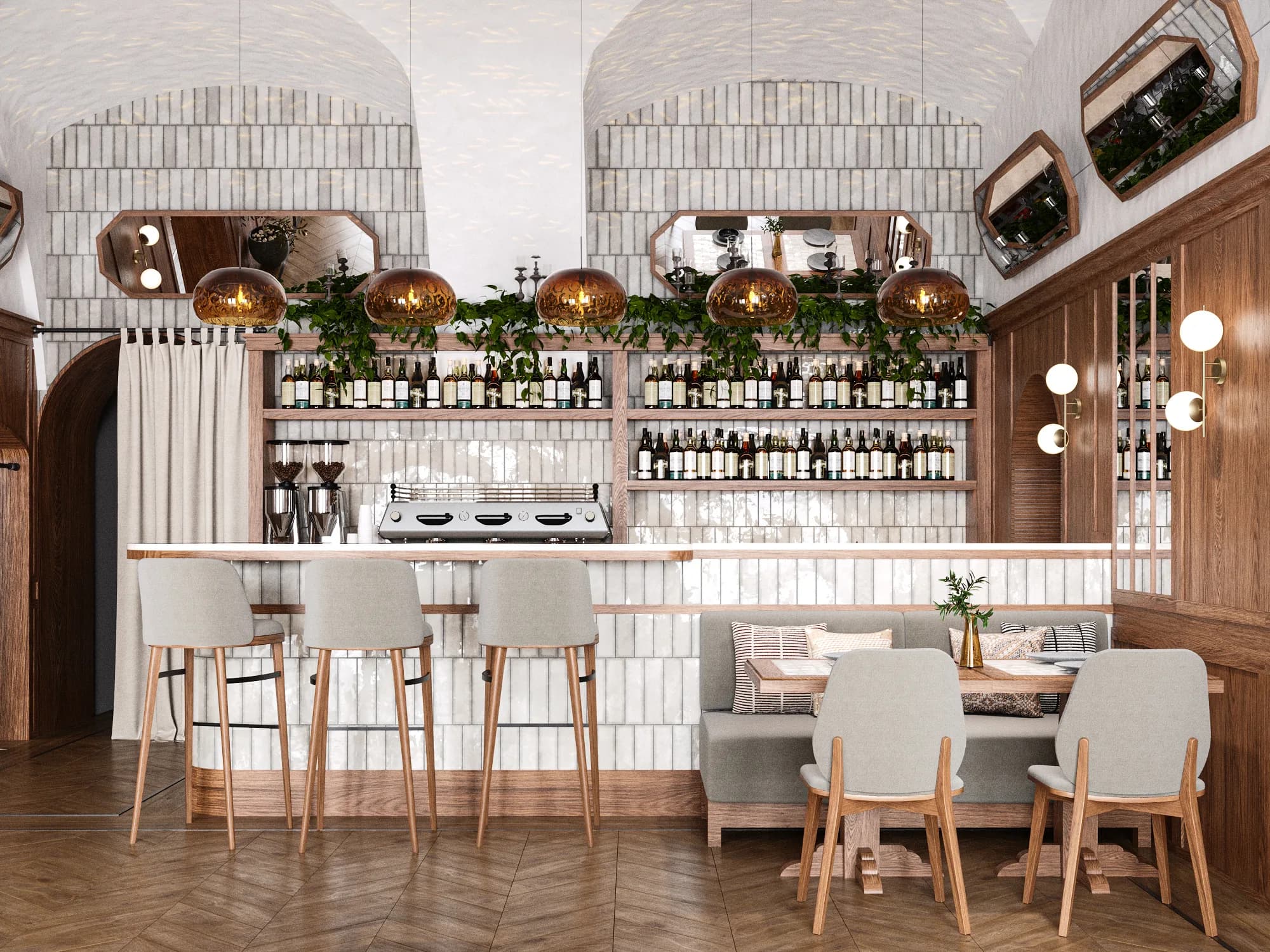 Irodion hospitality interior in Vienna, Austria