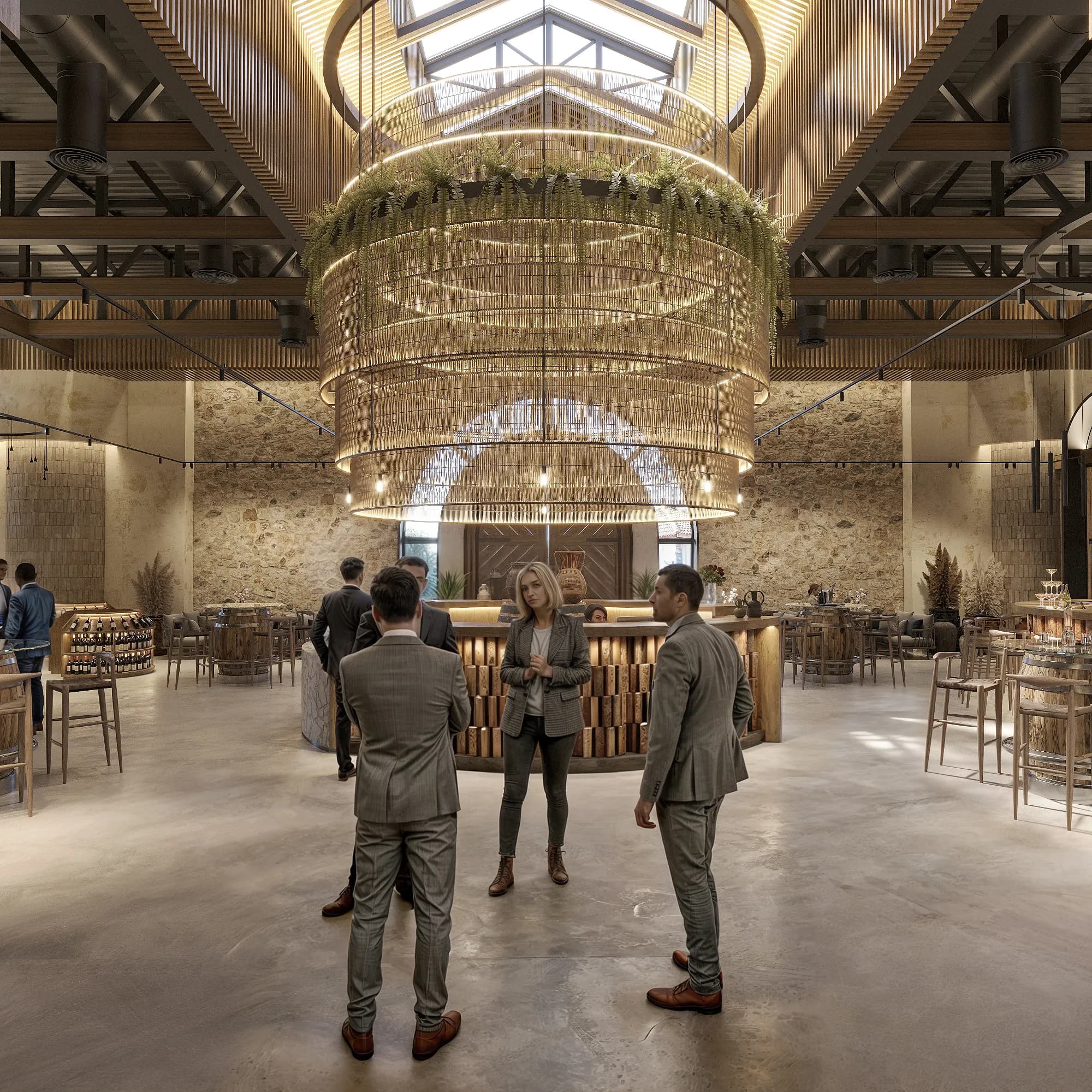 Rozivka Winery hospitality interior