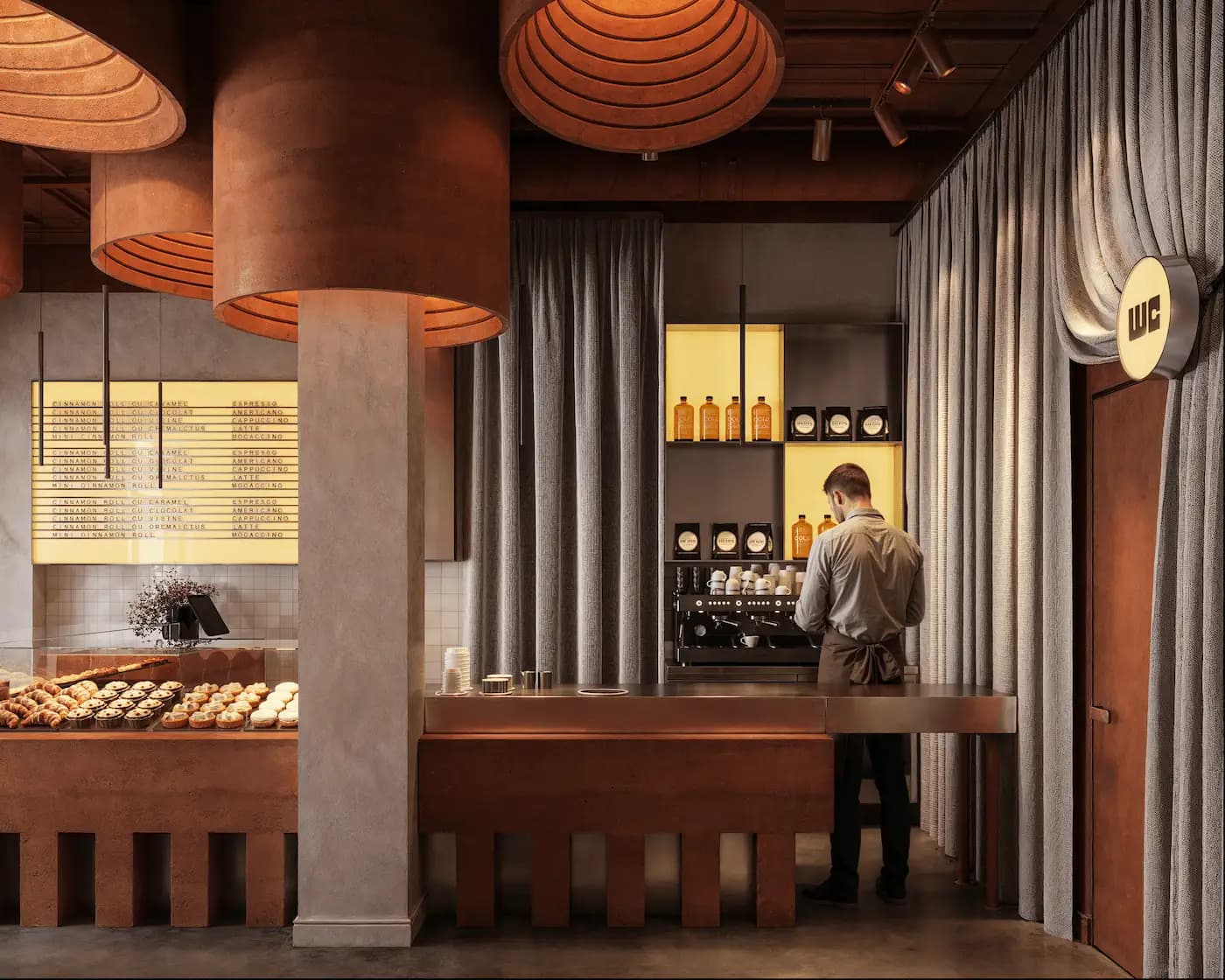 BAZZ Bakery & Coffee – Interior Design in Chișinău, Moldova project gallery image 7