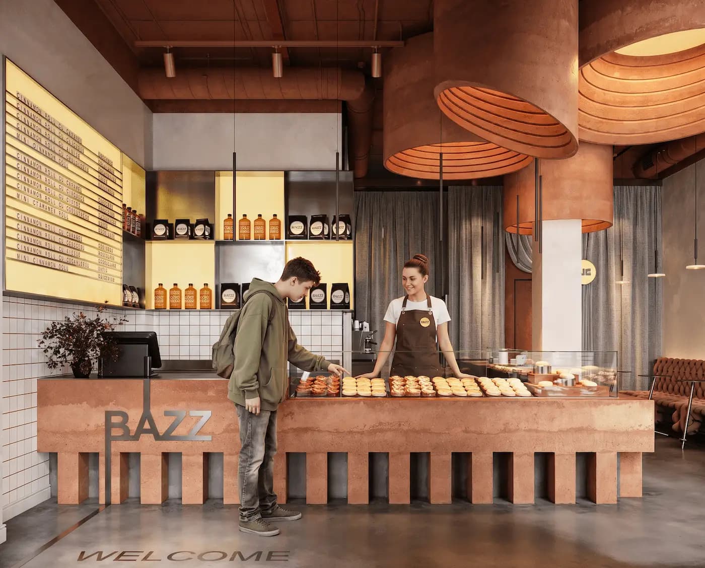 BAZZ Bakery & Coffee – Interior Design in Chișinău, Moldova project gallery image 9