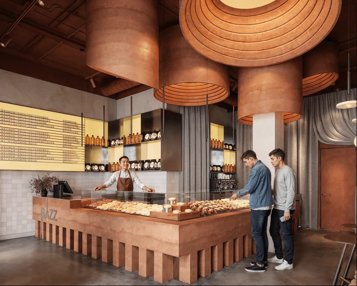 BAZZ Bakery & Coffee – Interior Design in Chișinău, Moldova