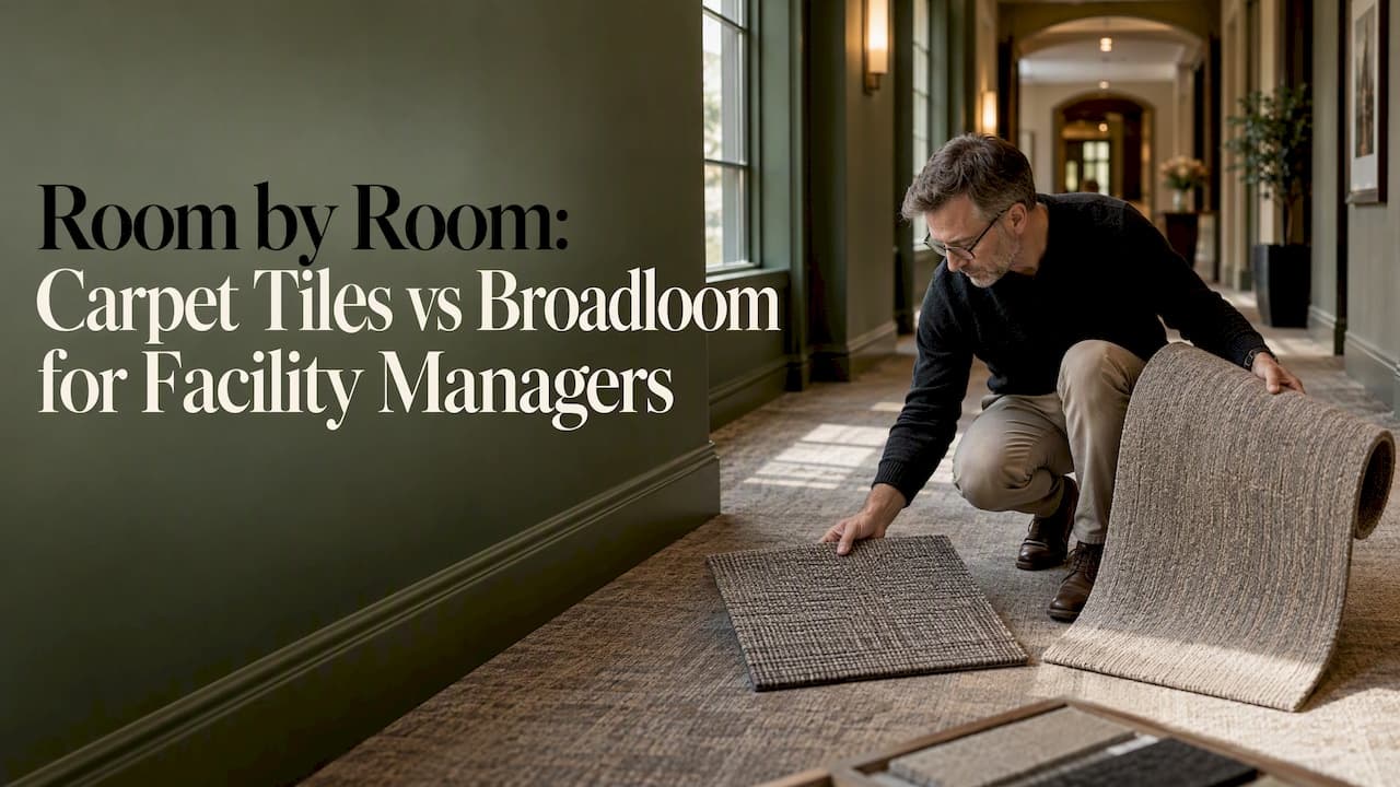 Room by Room: Carpet Tiles vs Broadloom for Facility Managers
