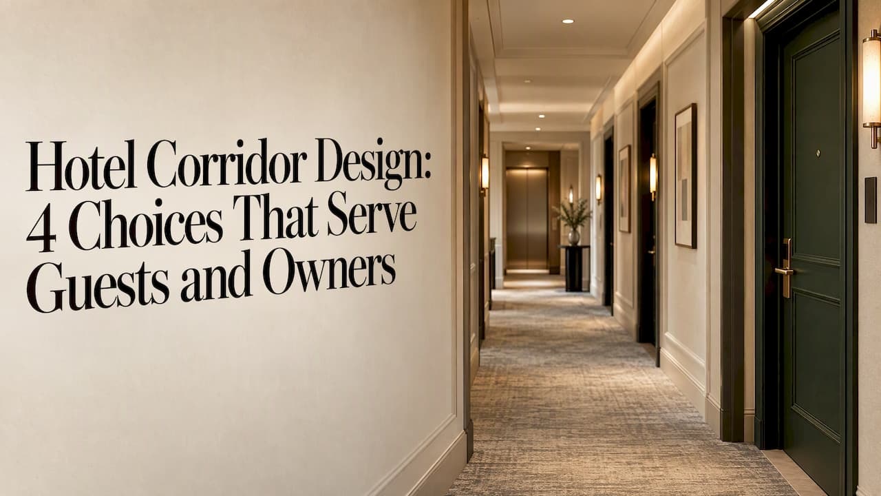 Hotel Corridor Design: 4 Choices That Serve Guests and Owners