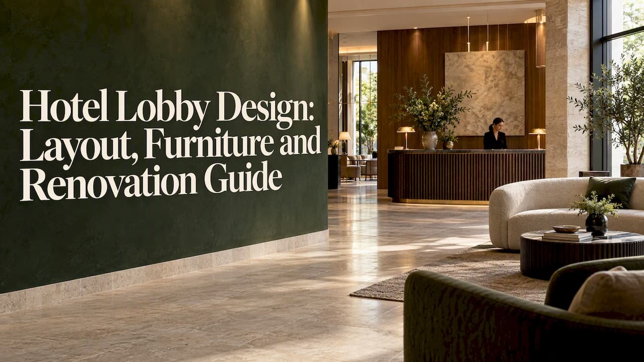 Hotel Lobby Design: Layout, Furniture and Renovation Guide