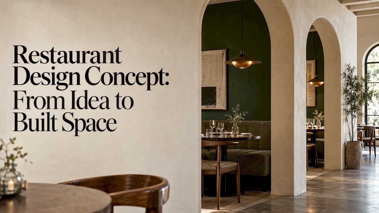 Restaurant Design Concept: From Idea to Built Space