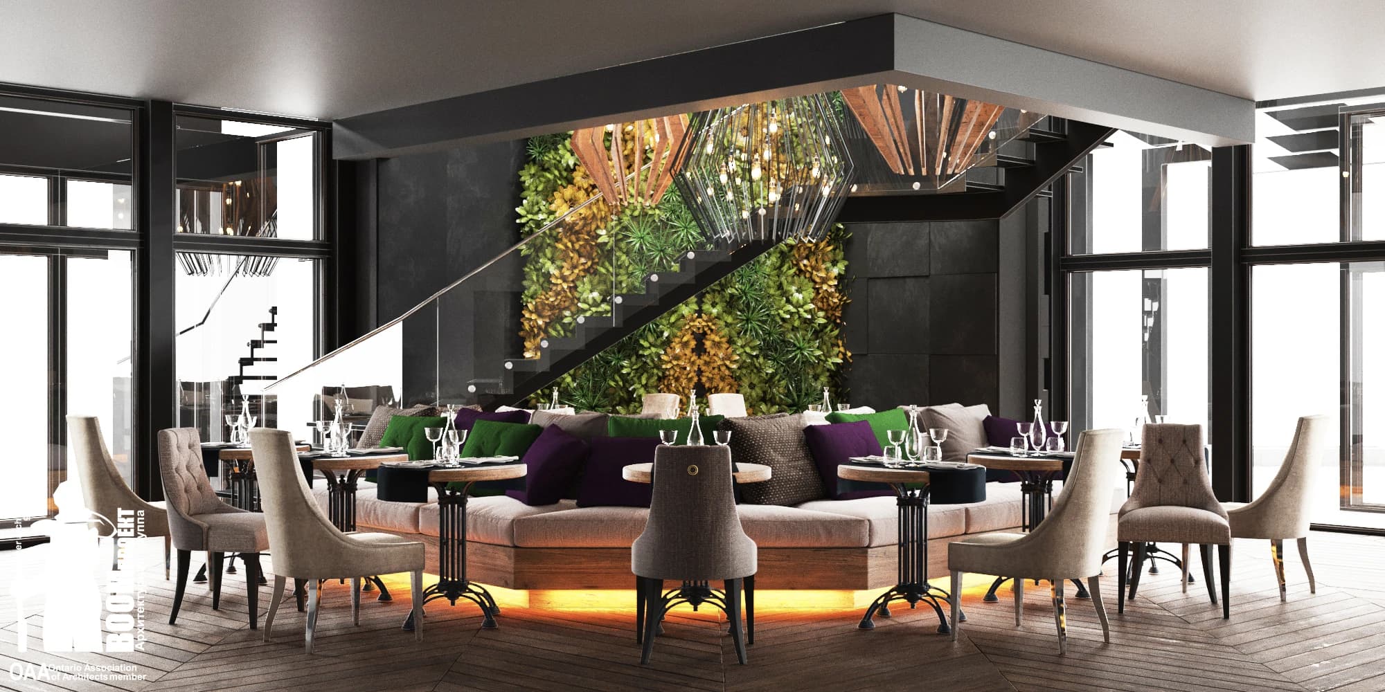 DESIGN OF A COOL RESTAURANT IN ODESSA gallery image 1