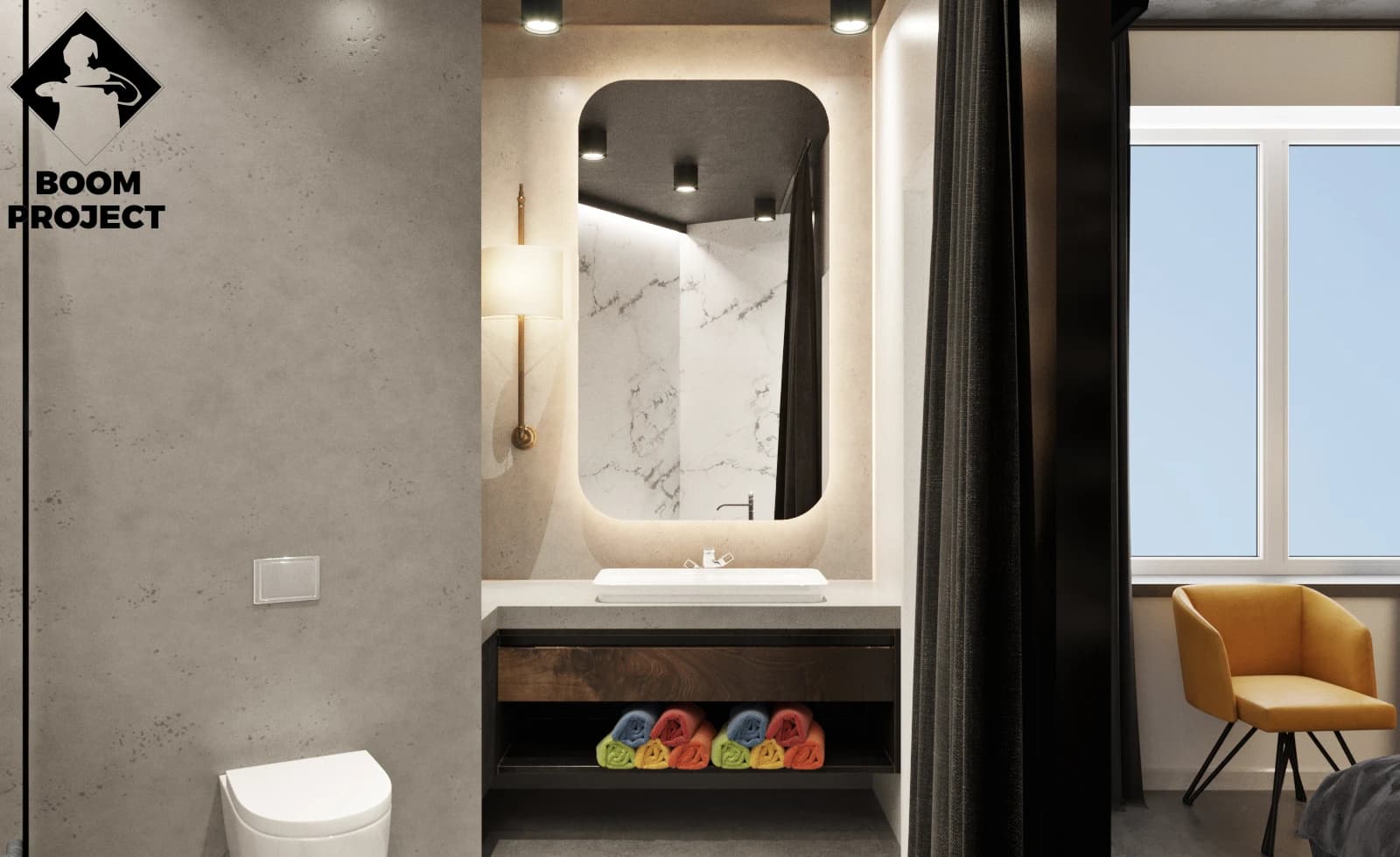PROJECT OF A MODERN APARTMENT WITH SEA VIEW gallery image 1