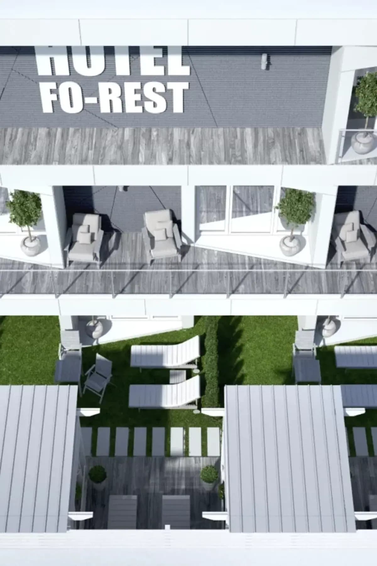 Forest Hotel vertical project frame 2