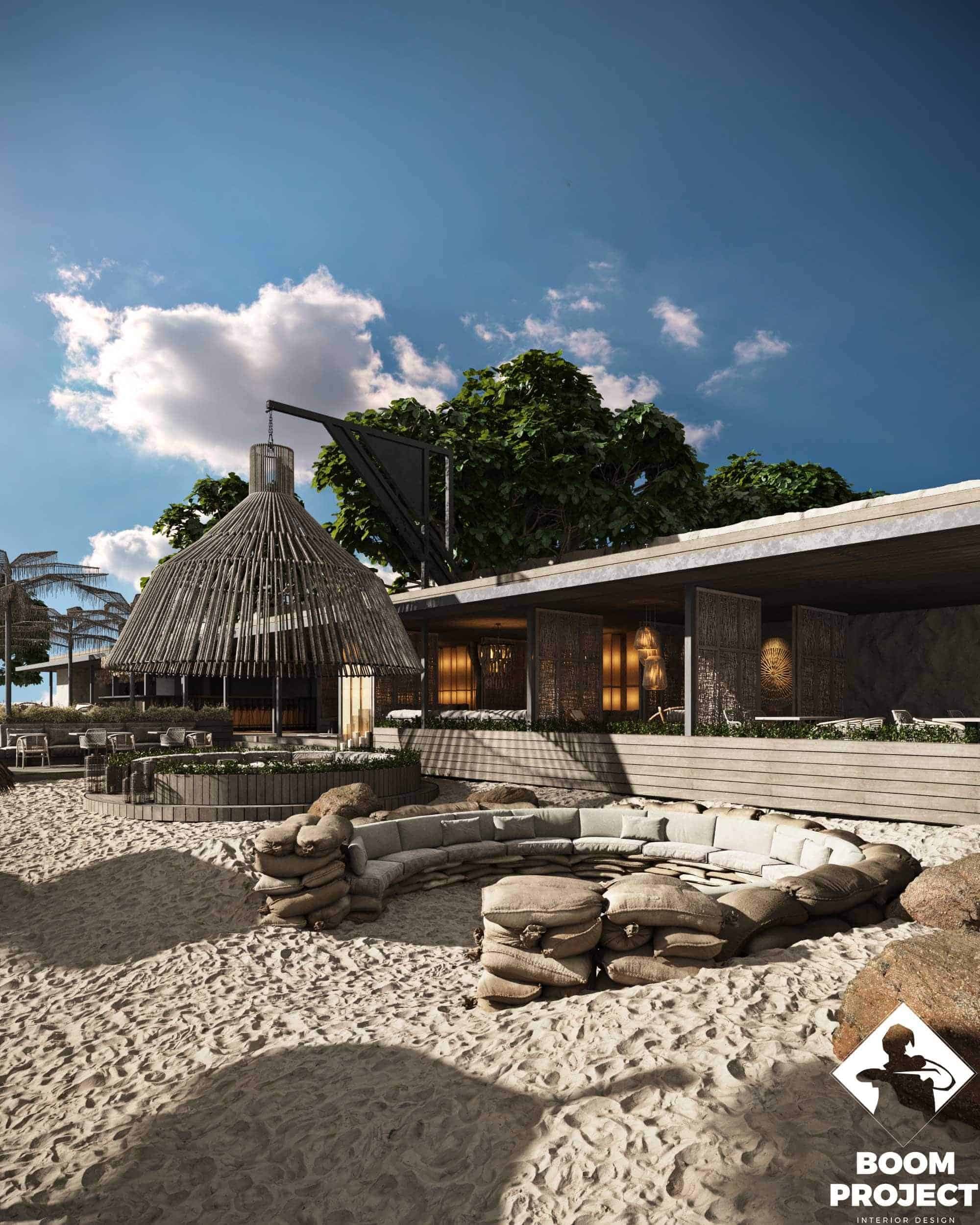BEACH CLUB PROJECT hospitality design by BOOM Studio