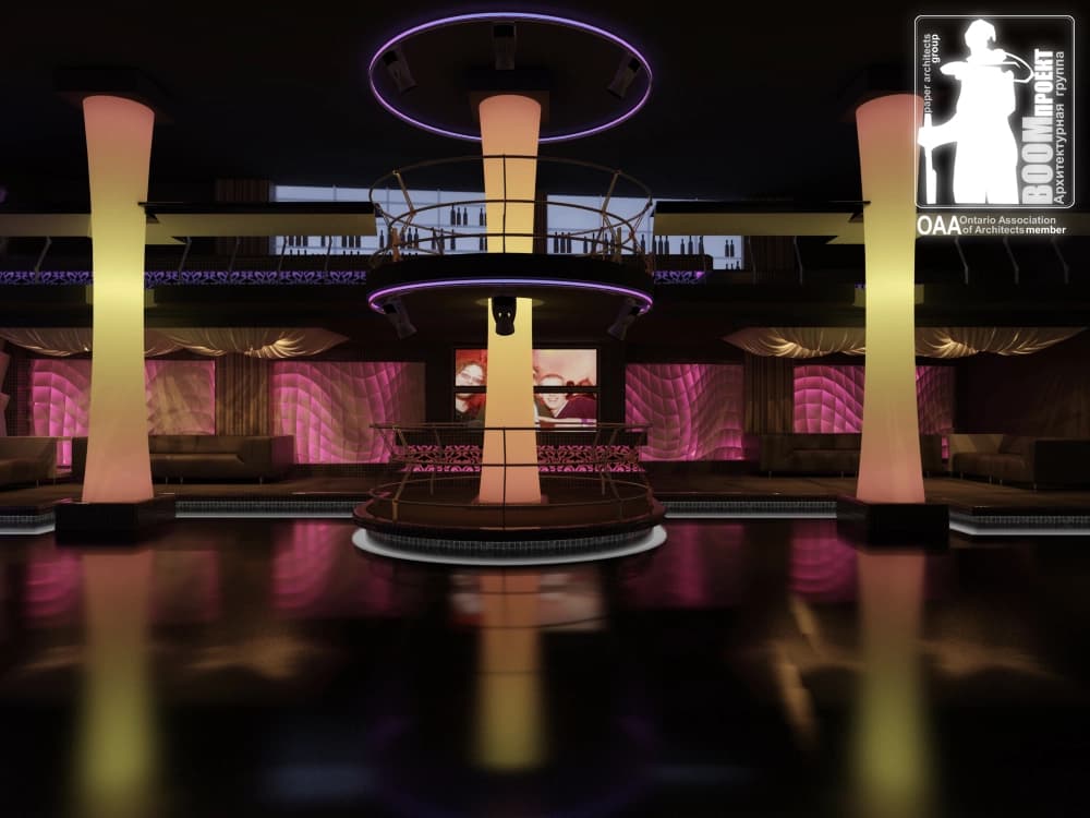 GOLITSYN DESIGN MOSCOW NIGHT CLUB PROJECT gallery image 3