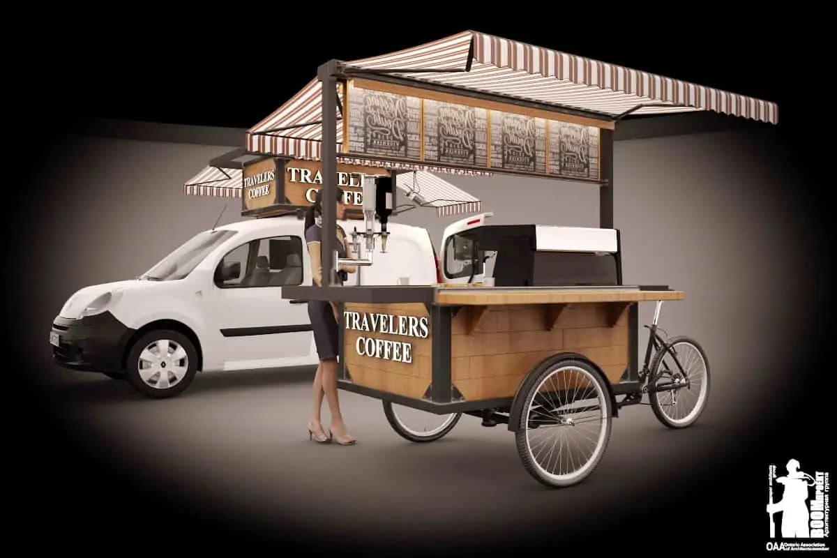 TRAVELER’S COFFEE SUMMER SQUARE AND COFFEE DESIGN hospitality design by BOOM Studio