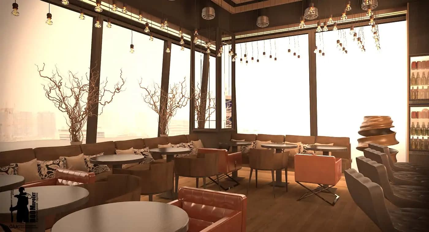 COFFEE-IN PROJECT IN THE CITY OF YELLOW WATERS hospitality design by BOOM Studio