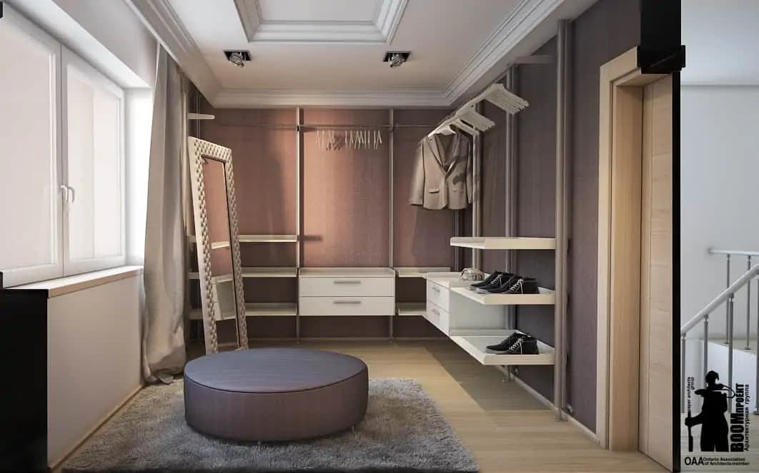 INTERIOR DESIGN OF A PRIVATE HOUSE. NATURAL MATERIALS gallery image 4