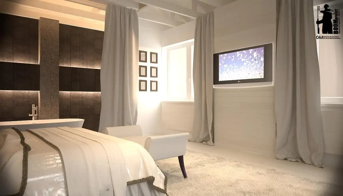 INTERIOR DESIGN OF A PRIVATE HOUSE. NATURAL MATERIALS gallery image 17