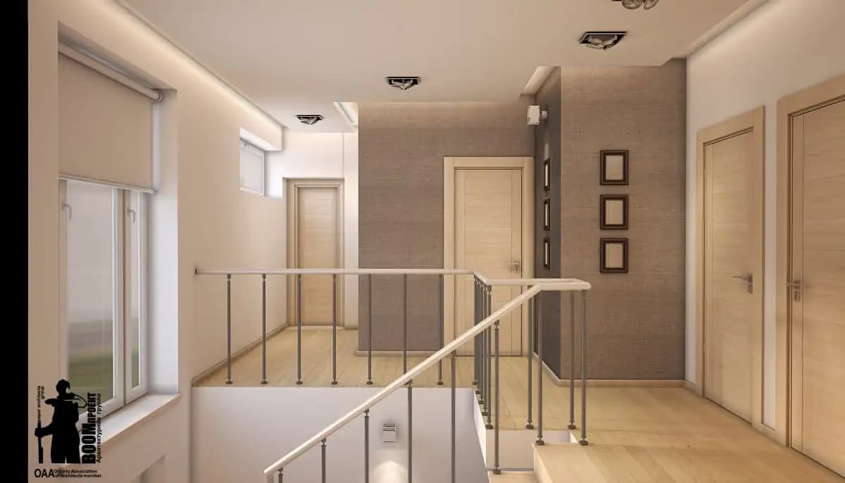 INTERIOR DESIGN OF A PRIVATE HOUSE. NATURAL MATERIALS gallery image 18