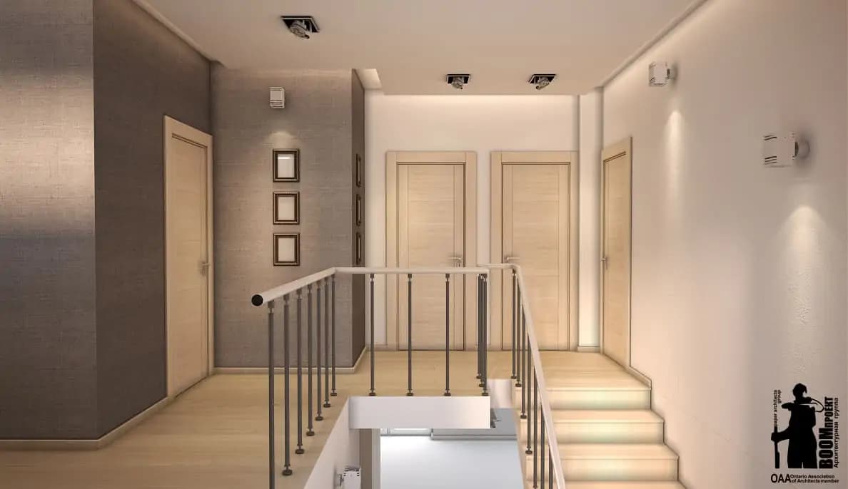 INTERIOR DESIGN OF A PRIVATE HOUSE. NATURAL MATERIALS gallery image 19