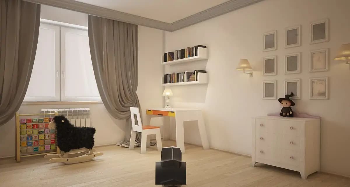 INTERIOR DESIGN OF A PRIVATE HOUSE. NATURAL MATERIALS gallery image 25