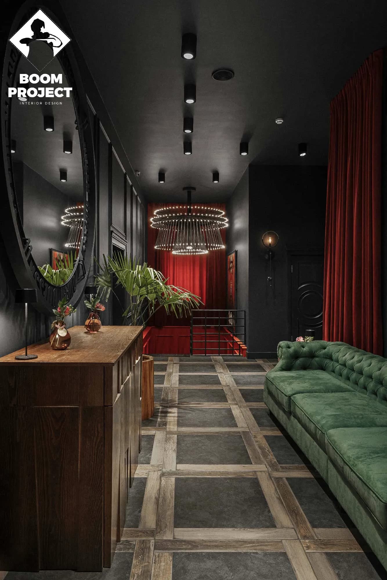 Interior design project. QUEEN Odessa restaurant. gallery image 11
