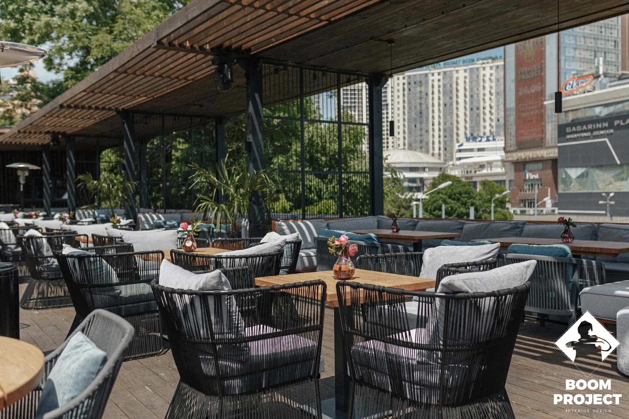 Interior design project. QUEEN Odessa restaurant. gallery image 18