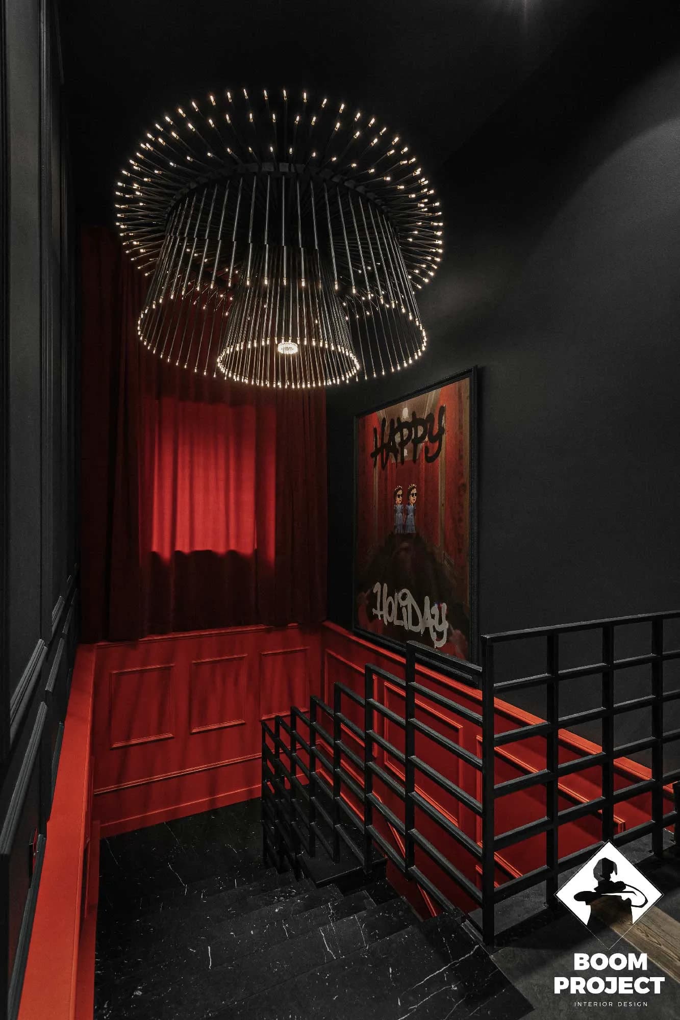 Interior design project. QUEEN Odessa restaurant. gallery image 20
