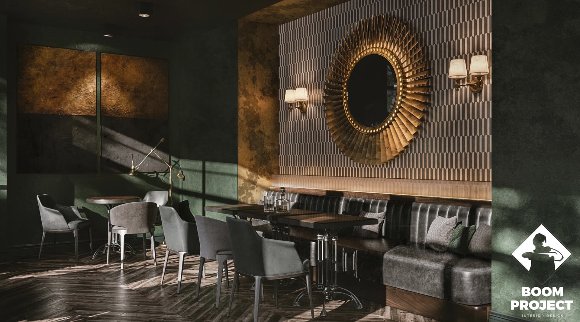 YORK WHISKEY BAR ОДЕССА. DESIGN OF BAR AND RESTAURANT ODESSA gallery image 8