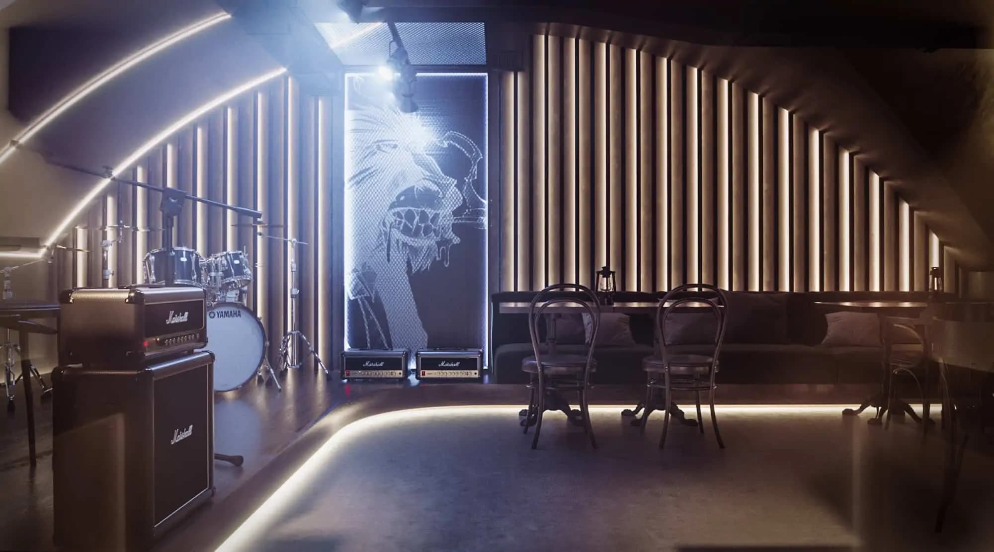 CONTRABANDA JAZZ BAR hospitality design by BOOM Studio