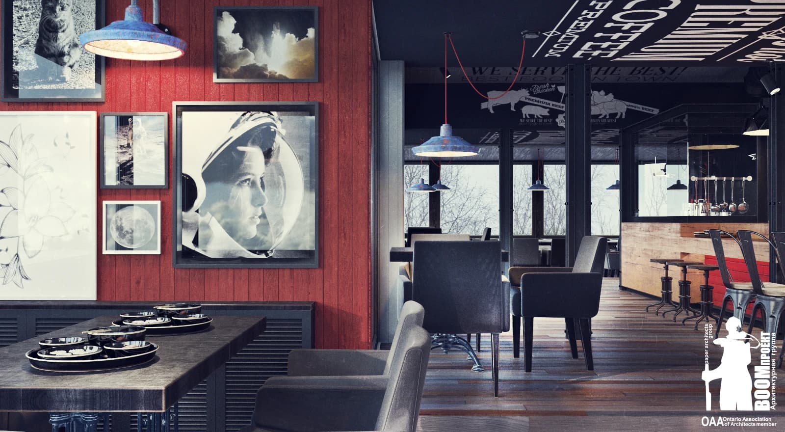 GASTRONOMIA RECONSTRUCTION AND REBRANDING OF COFFEE ODESSA COMMERCIAL DESIGN gallery image 8