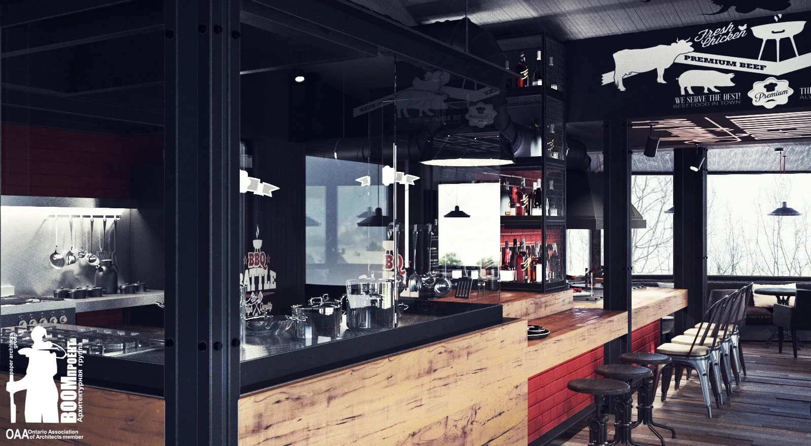 GASTRONOMIA RECONSTRUCTION AND REBRANDING OF COFFEE ODESSA COMMERCIAL DESIGN gallery image 9