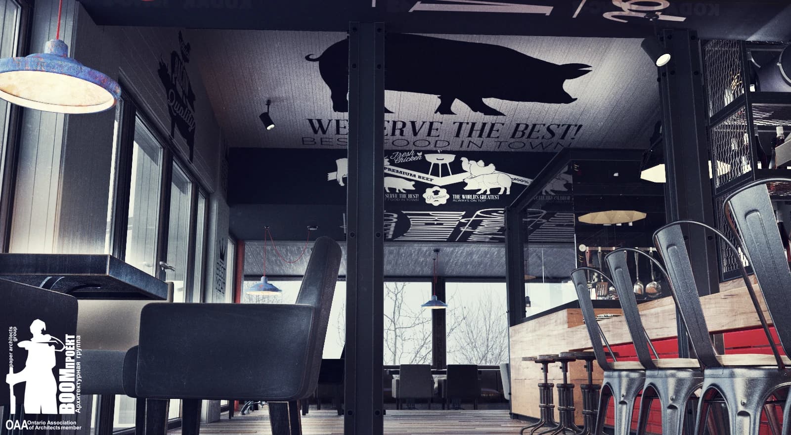 GASTRONOMIA RECONSTRUCTION AND REBRANDING OF COFFEE ODESSA COMMERCIAL DESIGN gallery image 10