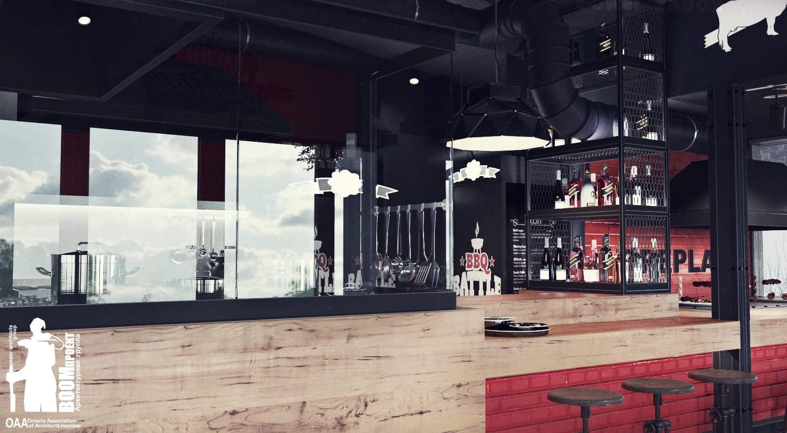GASTRONOMIA RECONSTRUCTION AND REBRANDING OF COFFEE ODESSA COMMERCIAL DESIGN gallery image 12