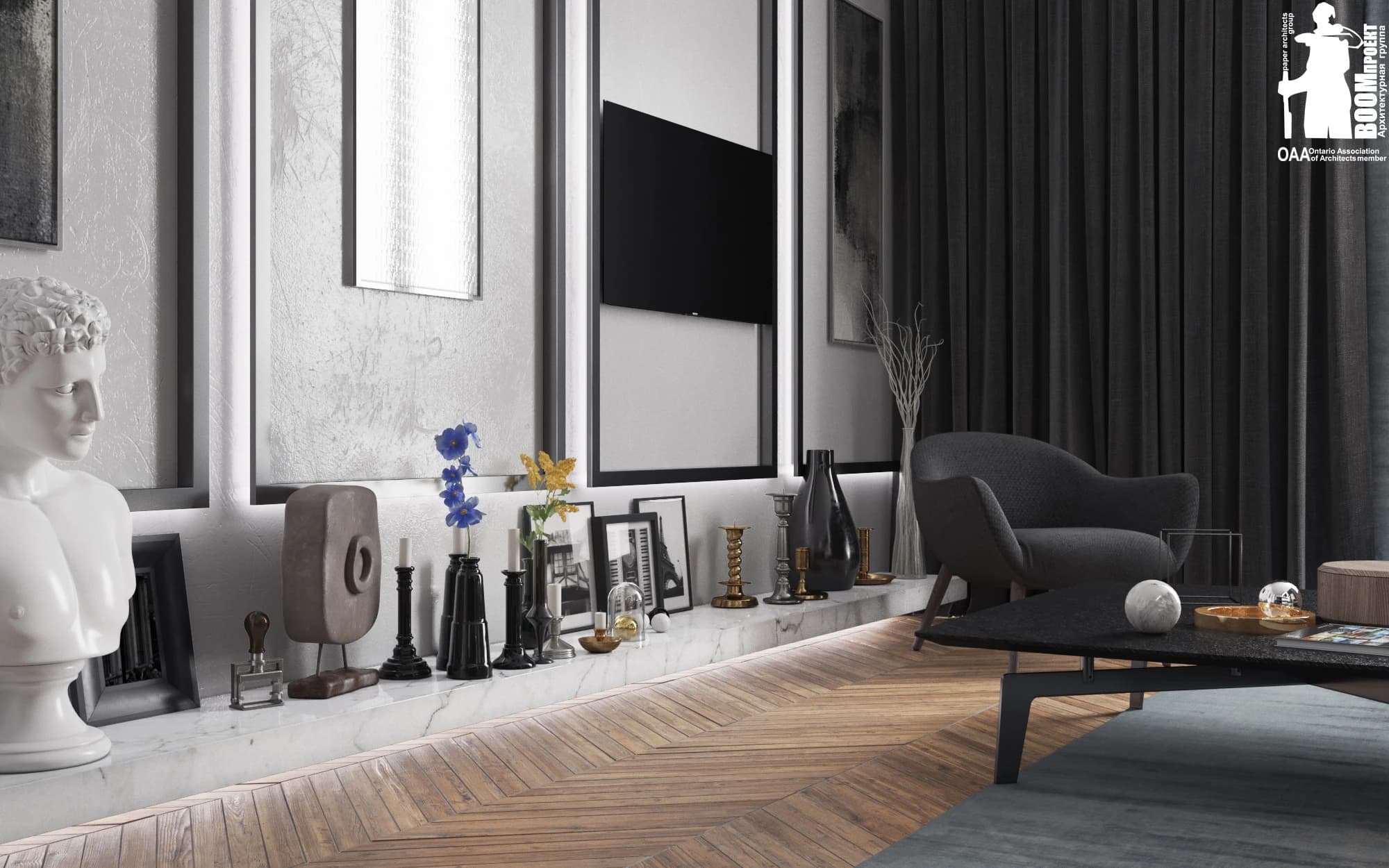 STYLISH DESIGN FOR YOUNG FAMILY residential design by BOOM Studio