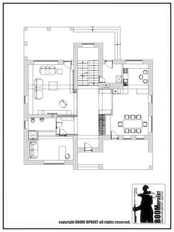 private-house-design-2-storey-house-in-the-residential-complex-ariadne residential design by BOOM Studio