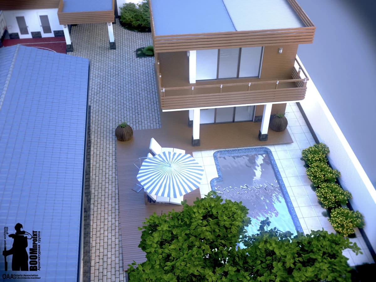 BUDGETARY AND ELEGANT SOLUTION OF A SMALL RESIDENTIAL HOUSE WITH FAVORABILITY gallery image 5