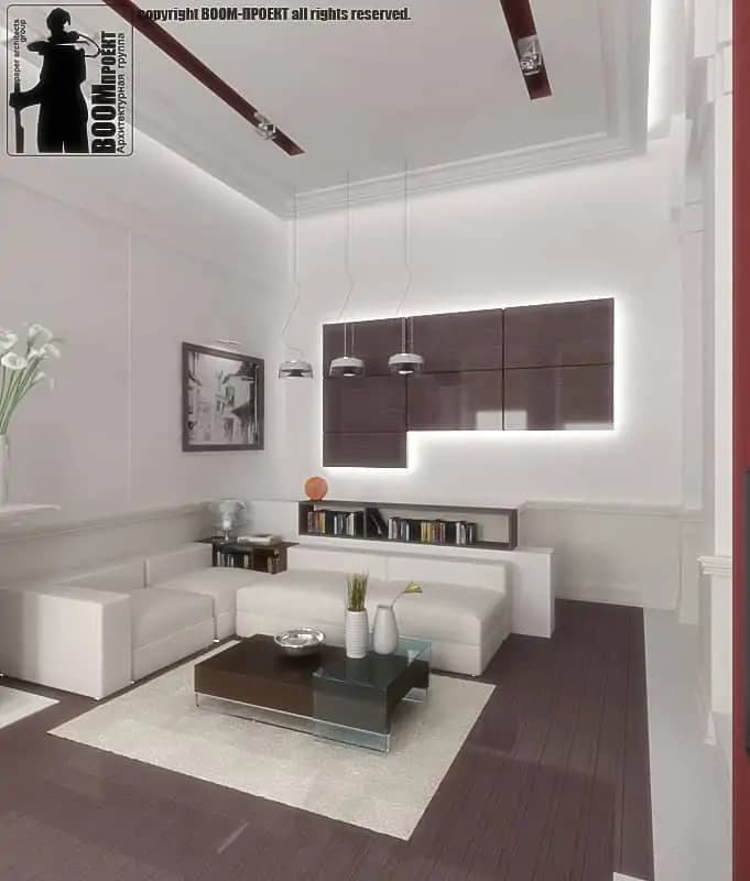 APARTMENT INTERIOR DESIGN IN THE BEST TRADITIONS OF MINIMALISM gallery image 3