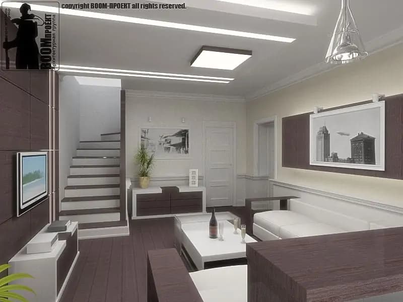 APARTMENT INTERIOR DESIGN IN THE BEST TRADITIONS OF MINIMALISM gallery image 5