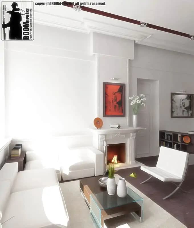 APARTMENT INTERIOR DESIGN IN THE BEST TRADITIONS OF MINIMALISM gallery image 11