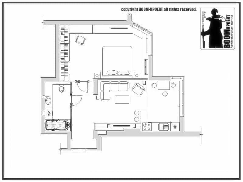 residential-apartment-in-a-multi-apartment-house-wonder-city-on-str-middle-found residential design by BOOM Studio