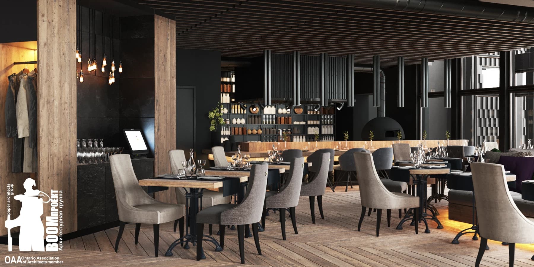 DESIGN OF A COOL RESTAURANT IN ODESSA gallery image 6