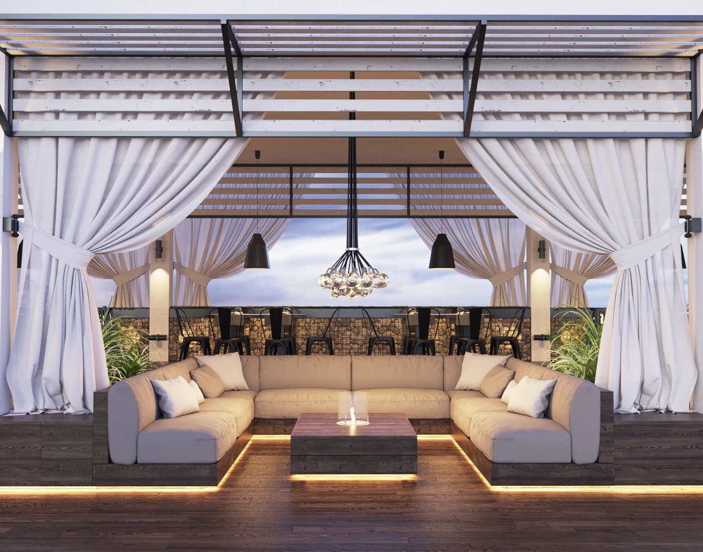 COMPLEX ARCHITECTURAL SOLUTION OF THE HOTEL COMPLEX hospitality design by BOOM Studio