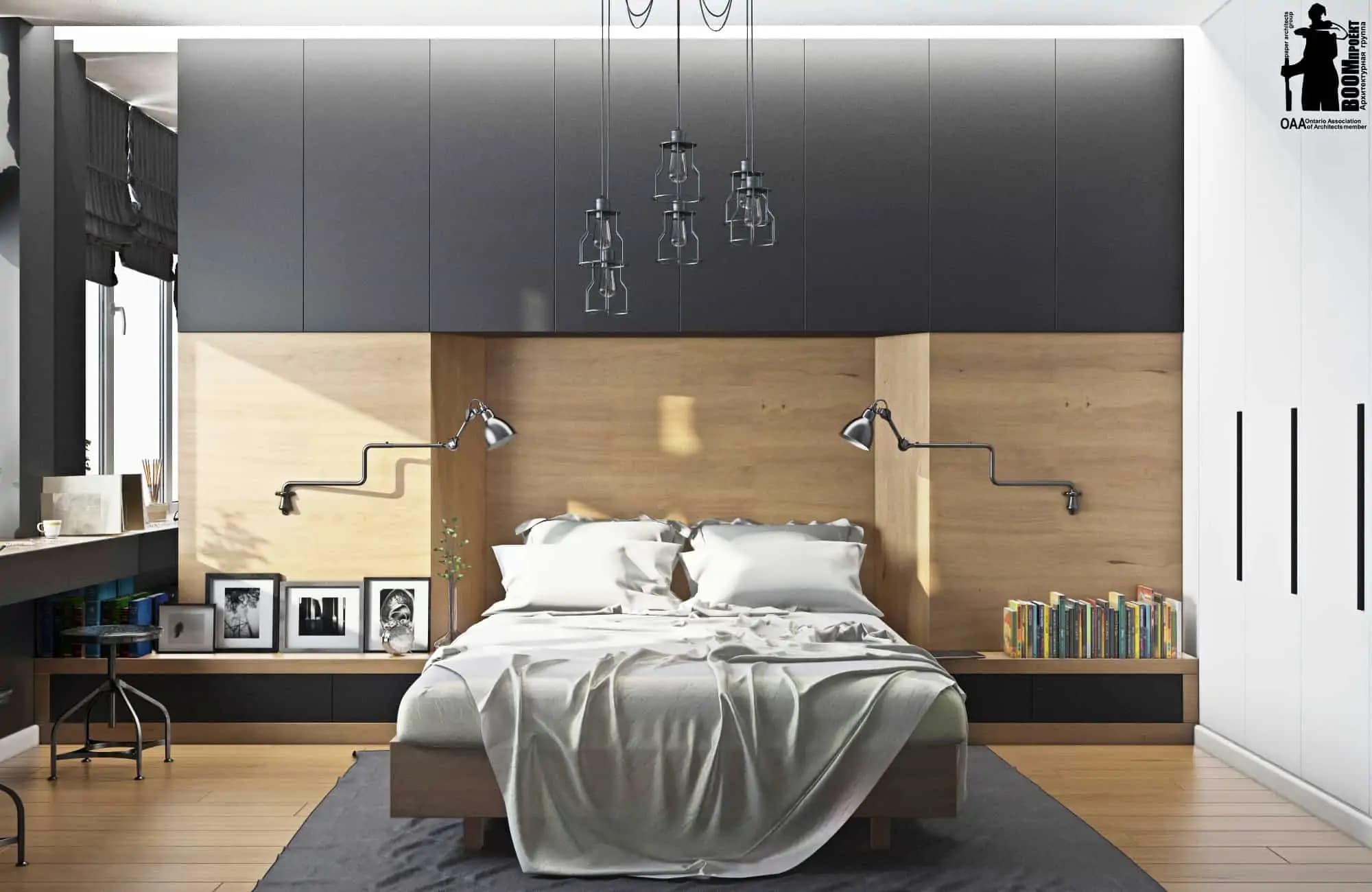 FUNCTIONAL LOFT STYLE BEDROOM INTERIOR DESIGN residential design by BOOM Studio