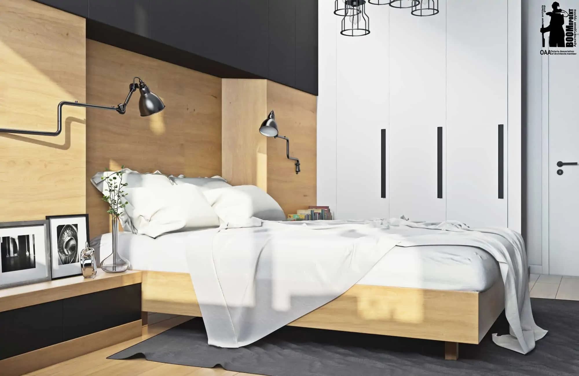 FUNCTIONAL LOFT STYLE BEDROOM INTERIOR DESIGN gallery image 1