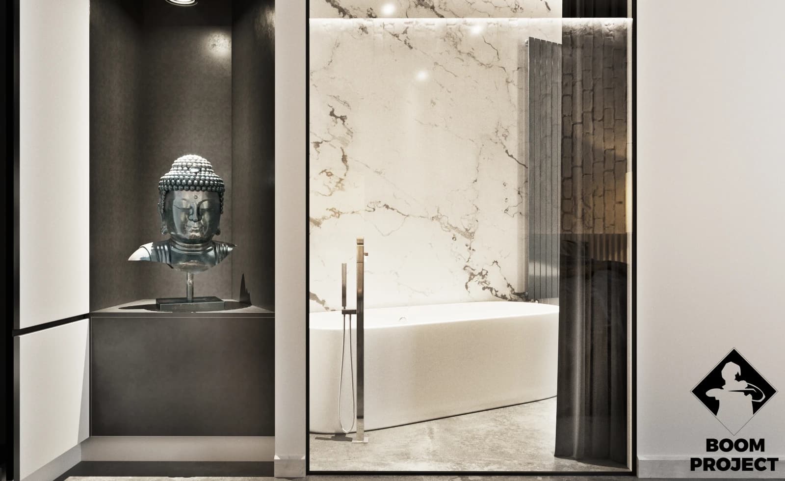 PROJECT OF A MODERN APARTMENT WITH SEA VIEW gallery image 8