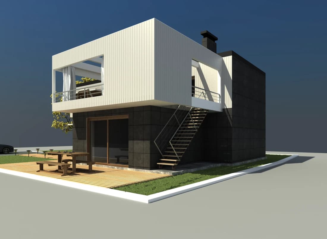 PROJECT OF 2-STOREY COUNTRY HOUSE WITH SEA VIEW gallery image 4