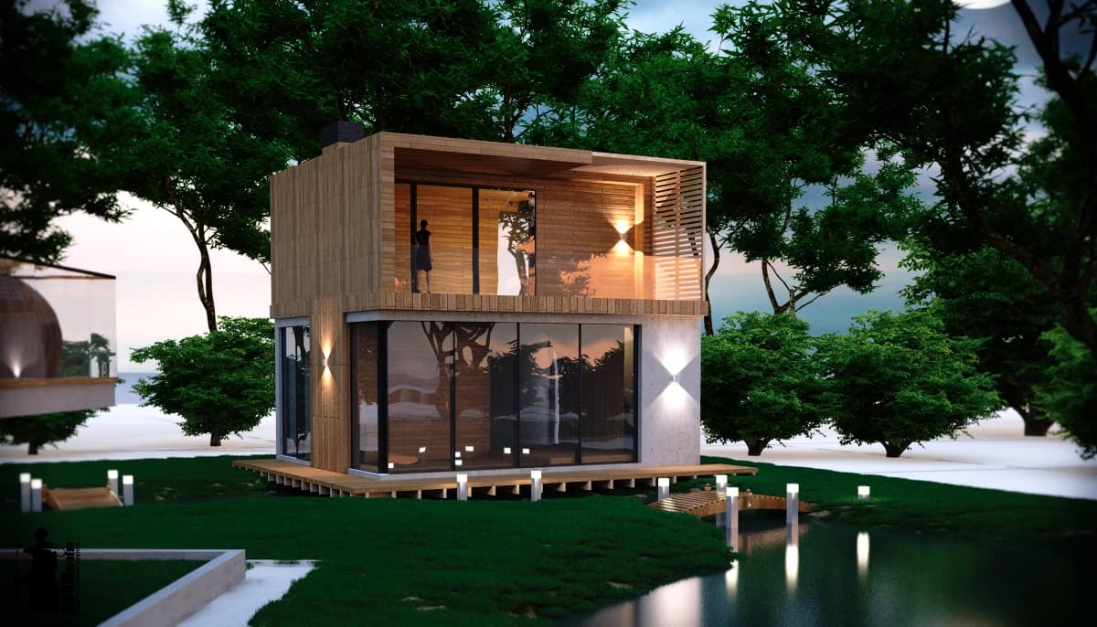 MODERN RESIDENTIAL HOUSE IN MOSCOW gallery image 3