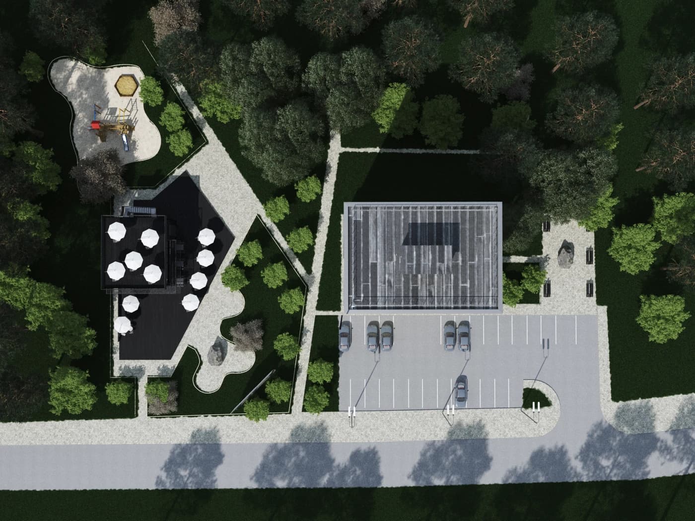 OFFICE BUILDING PROJECT IN SOLIGORSK BELARUS commercial design by BOOM Studio
