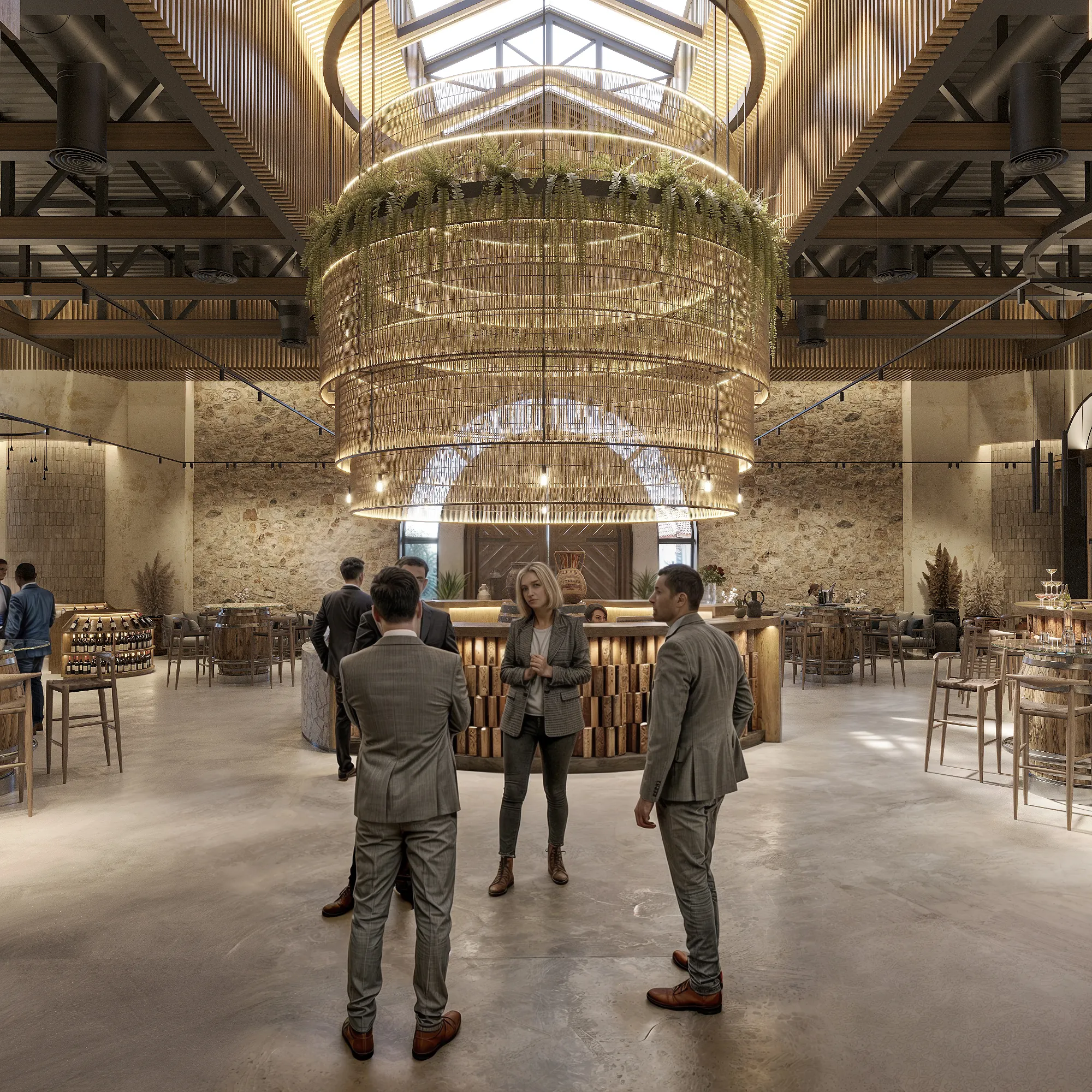 Rozivka Winery hospitality interior in Location to be confirmed