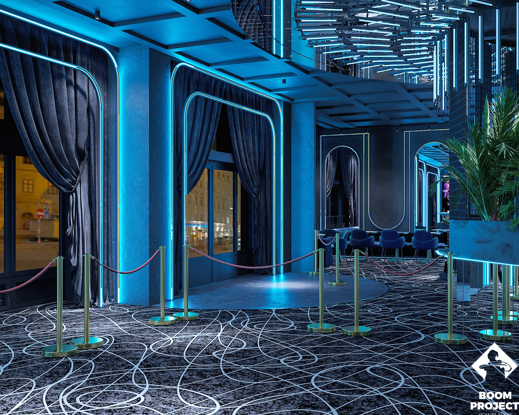 The Grand Pearl hospitality interior in Vienna, Austria