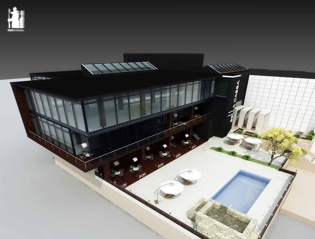 DRAWING PROJECT OF RECONSTRUCTION OF LUXOR NIGHT CLUB IN BELLA CASSA CHILDREN'S ENTERTAINMENT CENTER gallery image 1