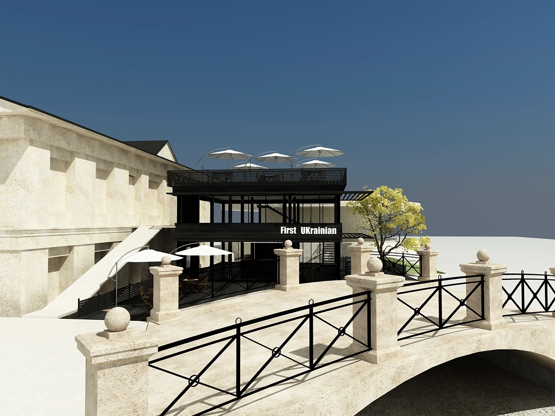 PROJECT OF A 2-FLOOR FAST FOOD RESTAURANT IN YALTA gallery image 6